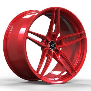 Dodge Durango 20x8.5 5x127 Gloss Red 1-PC Rims