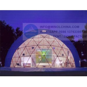 UV Resistant Star Gazing Geodesic Dome Cabin For 4 People