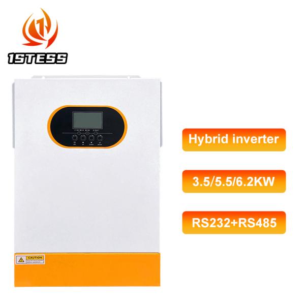 Single Phase Hybrid Solar Inverter 24V 48V Off Grid System Pure Sine Wave Output