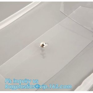 Eco-friendly Practical Waterproof Transparent Zipper Hand Bag PVC Cosmetic