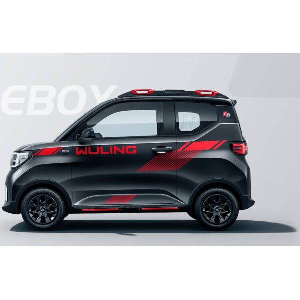 Mini Family Sports Cars 2023 Wuling Mini EV Electric Cars in Pure Electric with Maximum Power 30kW 41Ps