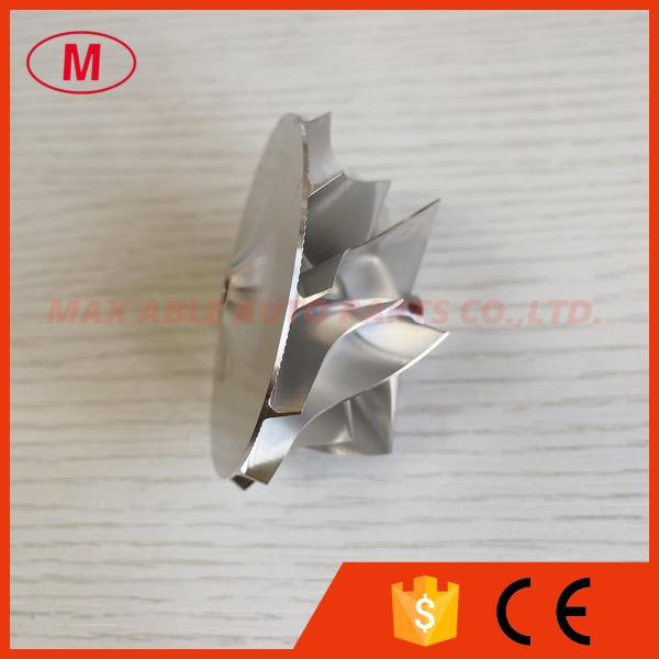 GT15-25 49.62/61.98mm 6+6 blades Turbo milling/aluminum 2618/billet compressor wheel