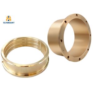Centrifugal Casting C86300 Flanged Bronze Bushings Good Rotation Accuracy