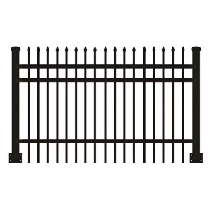 China Anti Rust Backyard Tubular Metal Fence Customization on sale