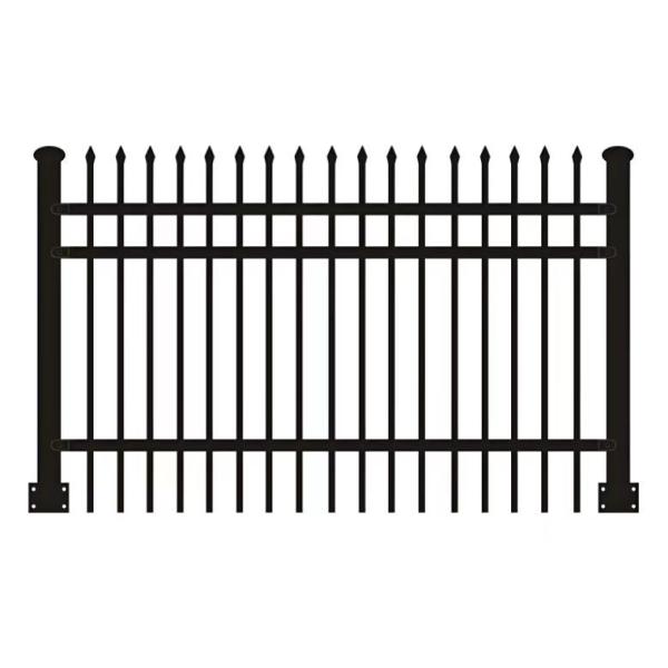 Buy Anti Rust Backyard Tubular Metal Fence Customization at wholesale prices