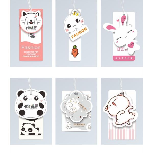 Children'S Clothing Printed Hang Tags Flexo printing Environmental Friendly