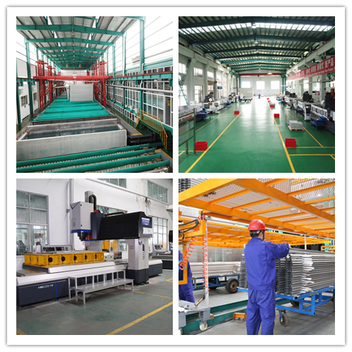 Durable Aluminium Extrusion System 6063 / 6061 / 6005 Special Fittings Anodized