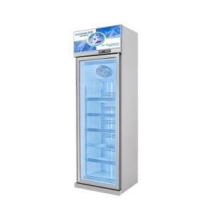 5 Adjustable Shelf R134 Vertical Display Freezer Commercial Upright Fridge