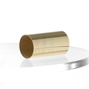 Elegant Silver Aluminum Perfume Bottle Caps Lightweight Electric Plating Finish