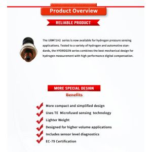 UNIVO UBM71H2Y Gage TE Hydrogen Storage Pressure Sensor for Mobility Pressure