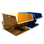 Stackable Tipping Bin Self Dumping Hopper Forklift Attachments Steel Dumping