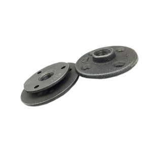 Class 300 Threaded Female Malleable Iron Floor Flange 15mm PN16