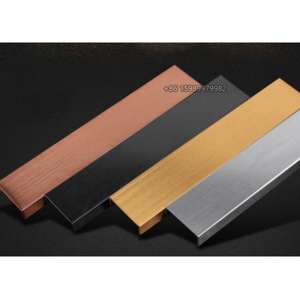 SS304 U Channel Moulding , u Shaped Trim Molding 10x20x10 Multifunctional