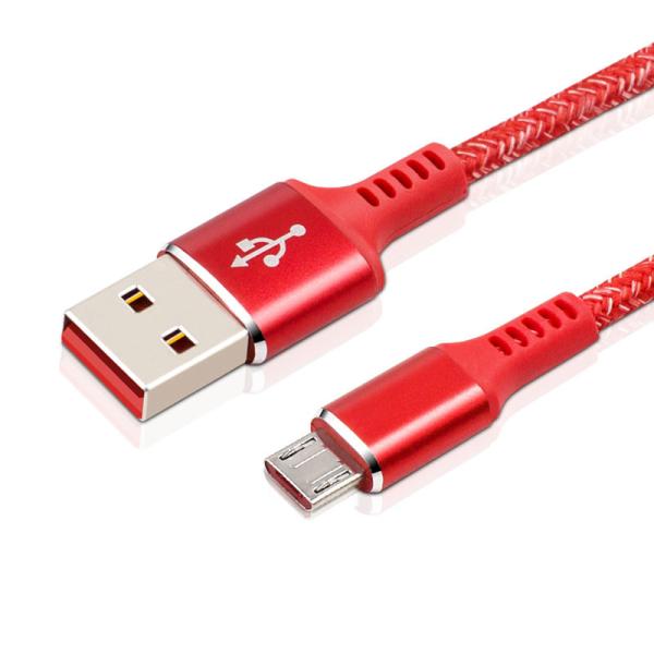 Micro USB Charging Cable 1 Meter Size 1 Year Warranty With Pure Copper Wire Cope