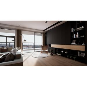 6mm Biodegradable Stone Plastic Composite Sound Resistant Elegant Oak Burlywood