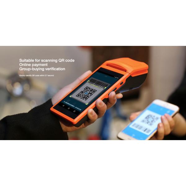 58mm Thermal Receipt Printer and Wireless Scanner Built-in in Model Q8 Android 8.1 POS