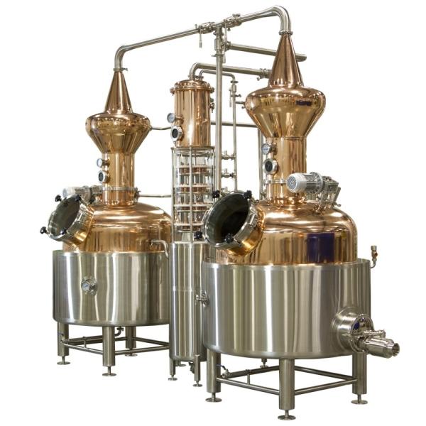 Ethanol Production with GSTA Stainless Steel Distillation Equipment 4.5*1.7*3.5M Size
