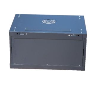 Single Section 4U Server Rack Cabinet Reinforced Wall Mount With Fan