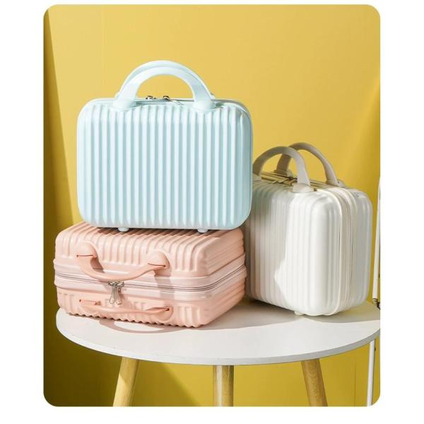 Travel luggage Sets, cosmetic case set, Scratch-Resistant And Wear-Resistant PVC Material, Large Capacity Suitcase, Silent Pulley + Combination Lock