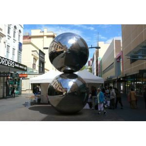 Sliver Inflatable Mirror Ball for release meeting