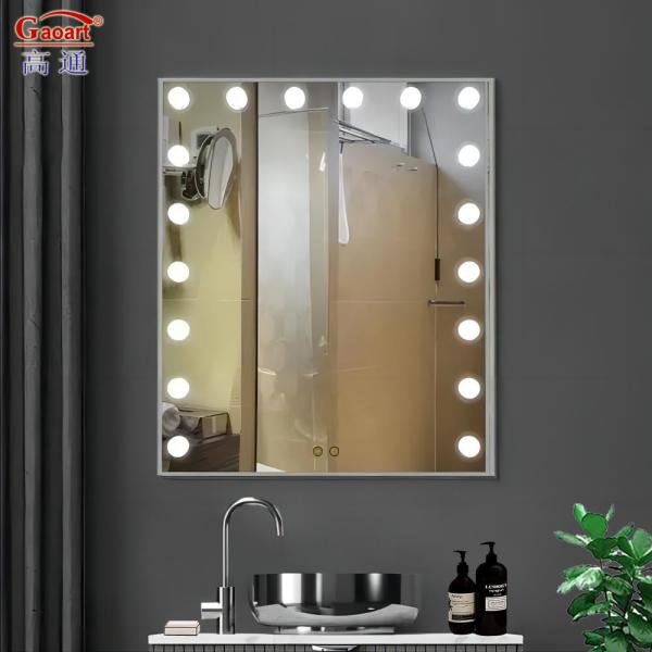 Professional Full Body Black Light Bulb Vanity Mirror with Adjustable LED Lights