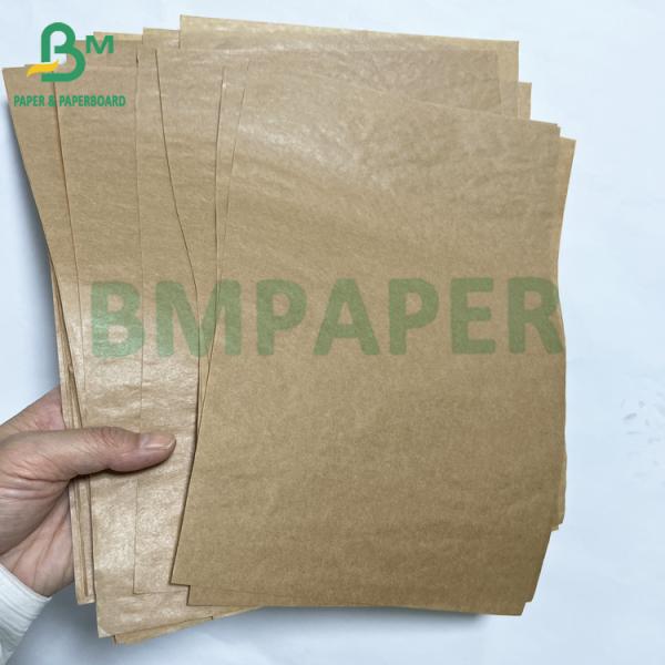 40grs food safe one side premium glossy brown sack kraft paper