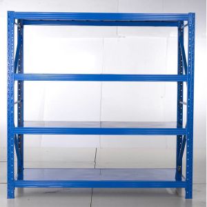 200kg Medium Duty Pallet Racking 50mm Metal Shelf Rack Assembly