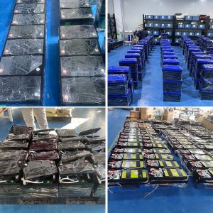 Built-in BMS ABS PC Black Lithium LiFePO4 Cylindrical Battery Cell for Home