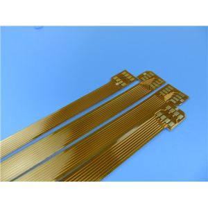 Single Sided Flexible PCB Strips with Polyimide Stiffener