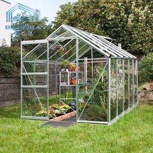 Tulip Aluminium Garden Horticulture Greenhouse Glass Sheet Covered