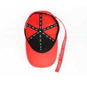 Brushed Cotton Custom Mesh Baseball Hats / Long Strap Embroidered Golf Caps