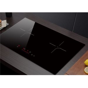 China 240V Double Burner Induction Cooktop With Heat Indicator on sale