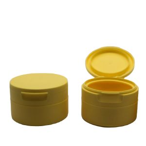 2.65Oz/75g Empty Cosmetic Jar Packaging PP Plastic Cosmetic Jar With PMMA Round