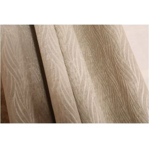 Embossed Black Out Window Curtain