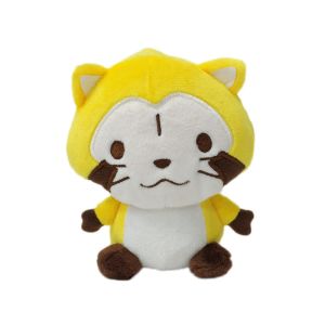 Quality 25cm Embroidery Custom Animal Plush Toys Yellow Civet Cat Stuffed Animal for sale