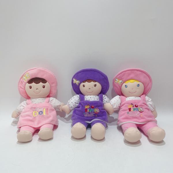 Buy Stuffed Soft Cute Doll Adorable Plush Toy Customized Doll For Baby Girl at wholesale prices
