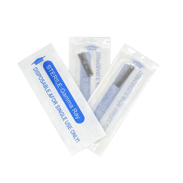 14F Double Stars 316 Stainless Steel Microblading Needle for Eyebrow Permanent Makeup in 500pcs/box