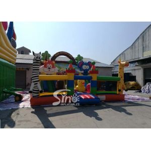 Outdoor Commercial Kids Funny Inflatable Amusement Park In Playground