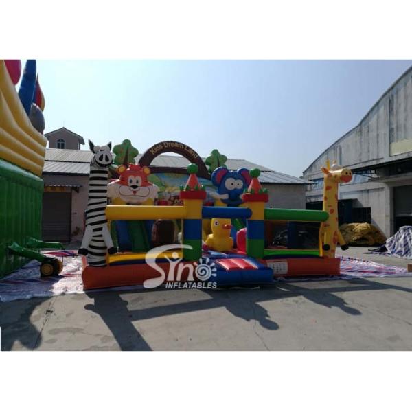 Buy Outdoor Commercial Kids Funny Inflatable Amusement Park In  Playground at wholesale prices