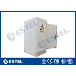Heat Insulation Outdoor Power Cabinet , WeatherProof Power Supply Cabinet