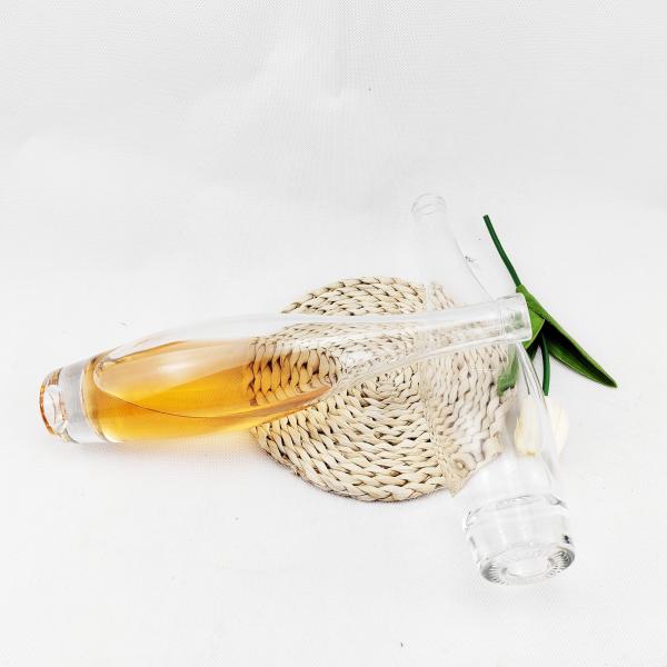 Beverage Glass Bottles 200ml 375ml 500ml 750ml Long Neck Ice Wine Bottles With Lid/Cork