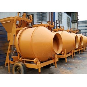 Mobile One Bagger Concrete Mixer , Electric Plastic Concrete And Mortar Mixer