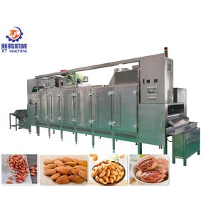 SS304 Industrial Peanut Roasting Equipment For Almond / Chestnuts / Pistachio