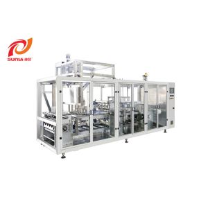 Double Lanes 5Kw Paper Cup Filling Sealing Machine