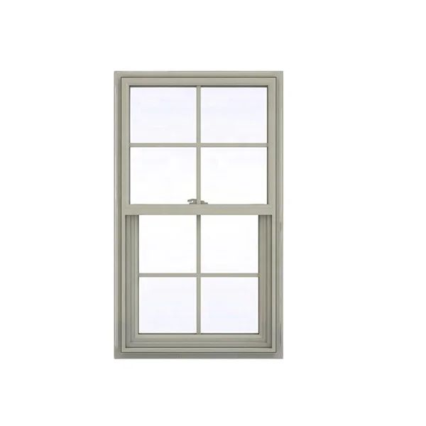 Sound Insulation UPVC Single Hung Window 50% More Energy Efficient Than Wooden Frames