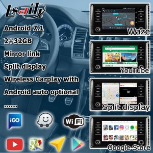 Skoda Kodiaq Easy Installation GPS Navigation Device Support Android Interface