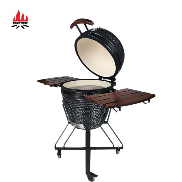 KIMSTONE Barbecue Griller Charcoal Kamado Grill Kamando Asador De Ceramic Komado 21 Smoker Bbq Grill
