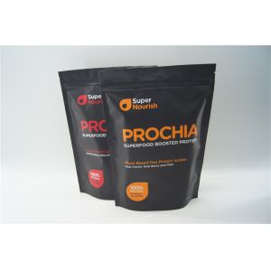 Custom Aluminum Foil Recycled Stand Up Zipper Pouch Bags Whey Protein Packaging