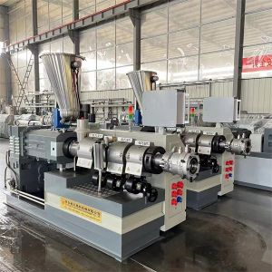 PVC Pipe Twin Screw Extruder Food Processing Plastic Double Screw Extruder