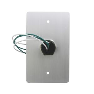 Mushroom Push Button with Metal Plate and Square ANSI Size